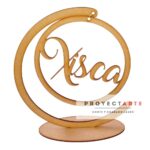 Aro con soporte y nombre