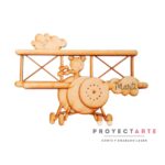 Avioneta 3D con nombre Modelo N°2 Niña