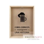 Corchera o portachapitas de madera - Image 3