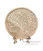 Cuadro de firmas Árbol de la vida redondo - Image 4