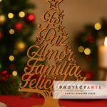 Arbol con palabras y estrellas