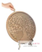 Cuadro de firmas Árbol de la vida redondo - Image 2