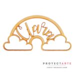 Arcoiris calado con nombre