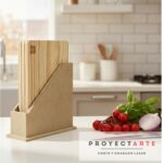 Tablas de cocina con soporte Vertical