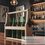 Porta Botellas + Destapador Proyectarte, Soporte Madera