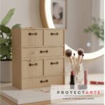 Set 2 Cajoneras Proyectarte Organizador Tocador, 6 Cajones