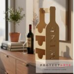 Bodega Proyectarte, Vinera Madera, Soporte 3 Botellas Vino