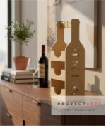 Bodega Proyectarte, Vinera Madera, Soporte 3 Botellas Vino