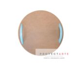 Bandeja redonda con agarres