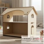 Casa Madera Proyectarte Para Muñecas Barbie + Juego Muebles