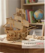 Puzzle 3d Proyectarte, Barco Pirata Madera, Juego Niños