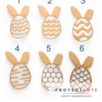 Huevo de pascua decorado