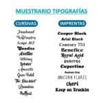 Letras para formar carteles