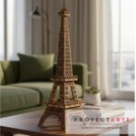 Torre Eiffel Proyectarte, Adorno Madera Decoración Alto 60cm