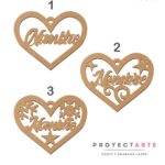 Chirimbolo corazón personalizado 10cm