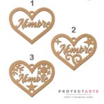 Chirimbolo corazón personalizado 12cm