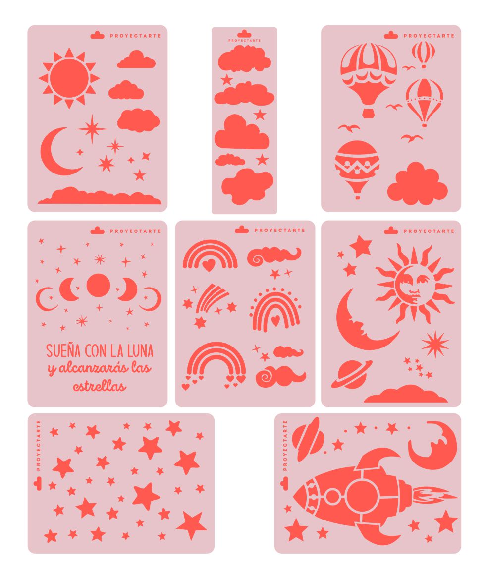 cielo Pack Stencils Decorativos Cielo - Image 1