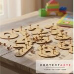 Juego Números Para Contar Proyectarte Madera Didáctico Niños