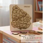 Puzle mapa de Uruguay