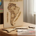 Puzle mapa de América del Sur