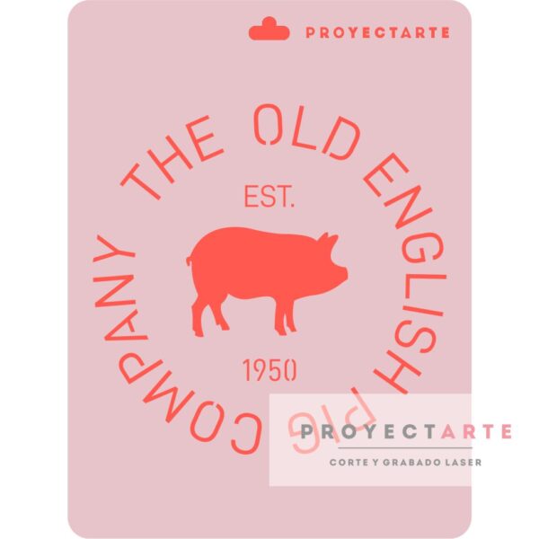 Stencil Farmers Pig