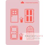 Stencil Puertas