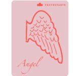 Stencil Ala de Ángel