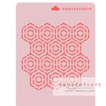 Stencil hexagono