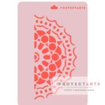 Stencil medio mandala