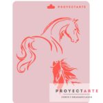 Stencil dos caballos