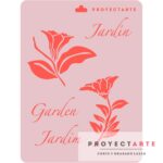 Stencil Jardín