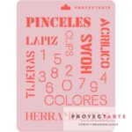 Stencil palabras de escritorio