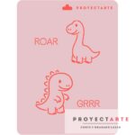 Stencil Dinosaurios baby