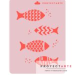 Stencil peces grandes