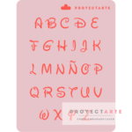 Stencil abecedario Disney