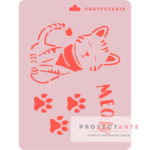Stencil gatito meow