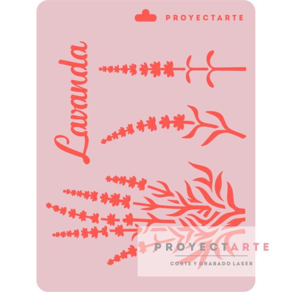 Stencil Lavanda