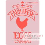 Stencil Farm Fresh Eggs