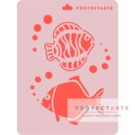 Stencil Peces en el Mar