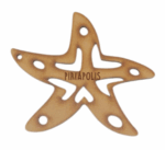 Estrella de mar calada con nombre