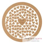 Cuadro de firmas modelo circular