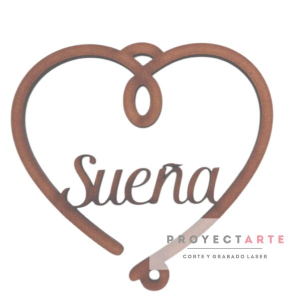 Corazón con mensaje