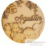 Cartel con nombre personalizado complejo