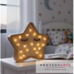 Estrella Led en mdf de 3mm