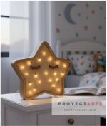 Estrella Led en mdf de 3mm