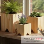 Espejo Circular Pared Proyectarte 45cm, Madera, Decoración