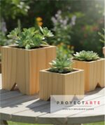 Trío de macetas muelita - Image 2