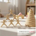 Juegos de encastres redondos y equilibristas