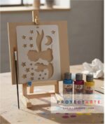 Kit Arte Proyectarte, Mini Atril, Pinturas, Pincel Y Stencil - Image 3