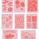 Pack Stencils Decorativos Flores Premium